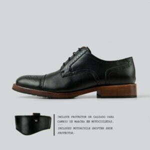 Calzado Perreaux Negro - Lederston Leather & Road