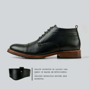 Calzado Copeland Negro - Lederston Leather & Road