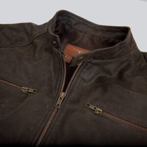 Chaqueta Millet Marron Crash - Lederston Leather & Road